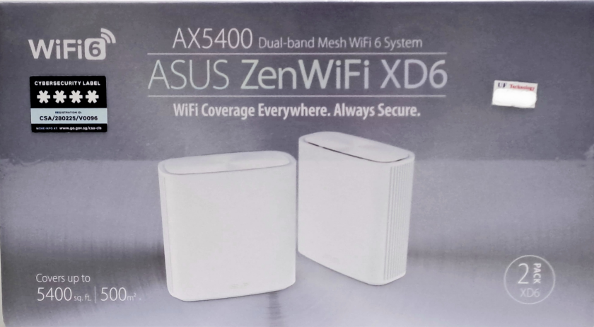  ASUS ZenWiFi XD6 AX5400 White (2-pk)