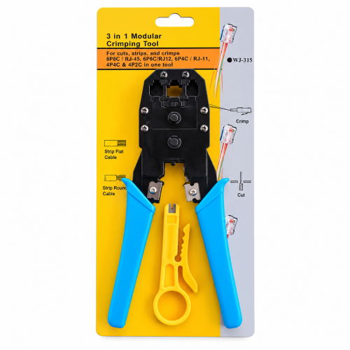 Crimping Tool HT-315 for 4/6/8P with Cable Stripper