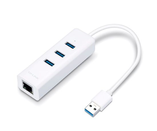 TP Link USB 3.0 3-Port Hub & Gigabit Ethernet Adapter 2 in 1 USB Adapter