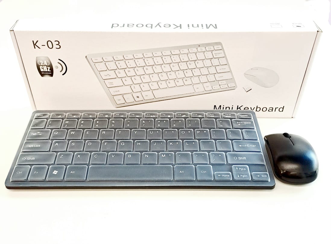 K-03 Wireless Dongle Keyboard & Mouse Set (Black)