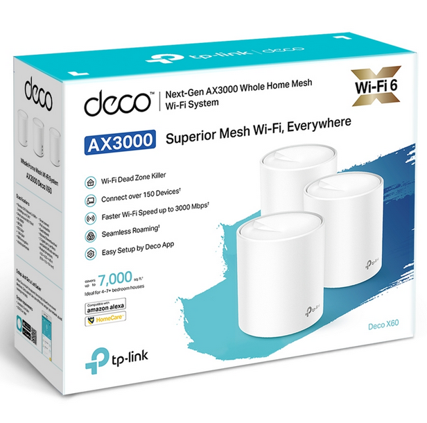 TP Link AX3000 Whole Home Mesh Wi-Fi System