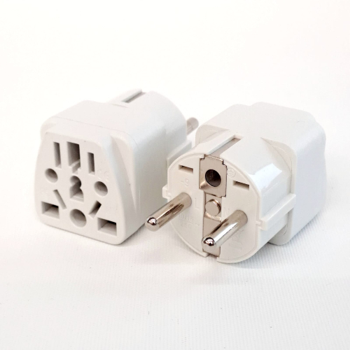 WY-9 Schuko AC Power Adaptor White (DE, FR, NL, ID, KR, TR)
