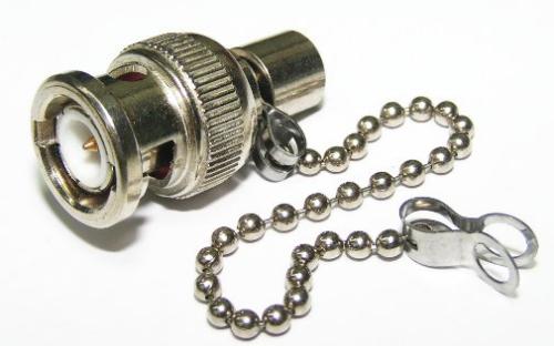 BNC Plug Terminator with Chain 93 Ohm