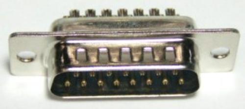 D-Sub Plug Standard Solder Type 15 Pin