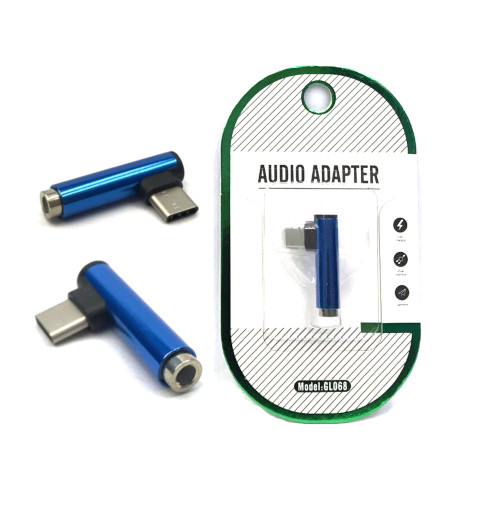 Type-C to 3.5mm Audio Convertor Right Angle