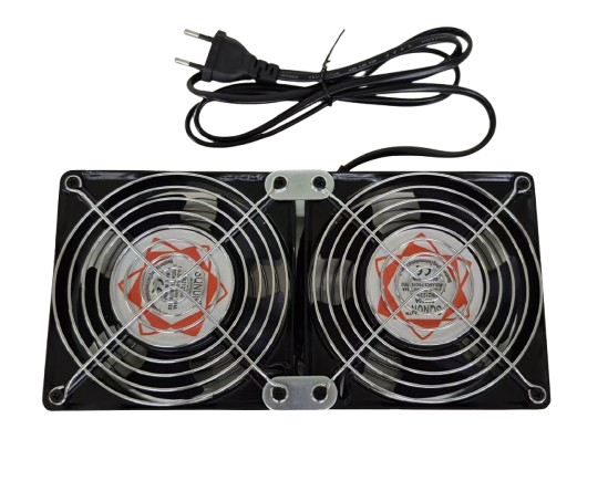 AC Double Fan 220V 12x12cm