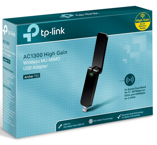 TP Link AC1300 Wireless Dual Band USB Adapter