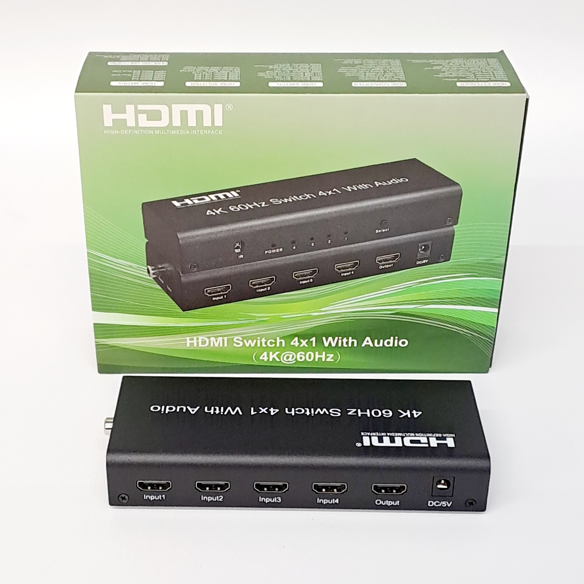 HDMI Switch 4 Way 4K with Audio