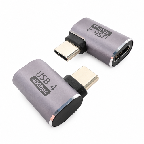 Type C 40Gbps Male to Female R/A (Side) Adaptor
