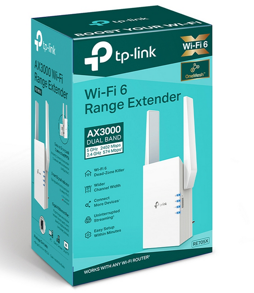 TP Link AX3000 Mesh WiFi 6 Extender