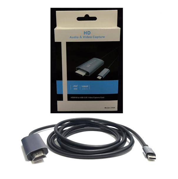Z36A HDMI to USB C Video Capture Card 1.8m