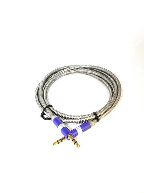 3.5mm Stereo Plug to Plug Spring Cable