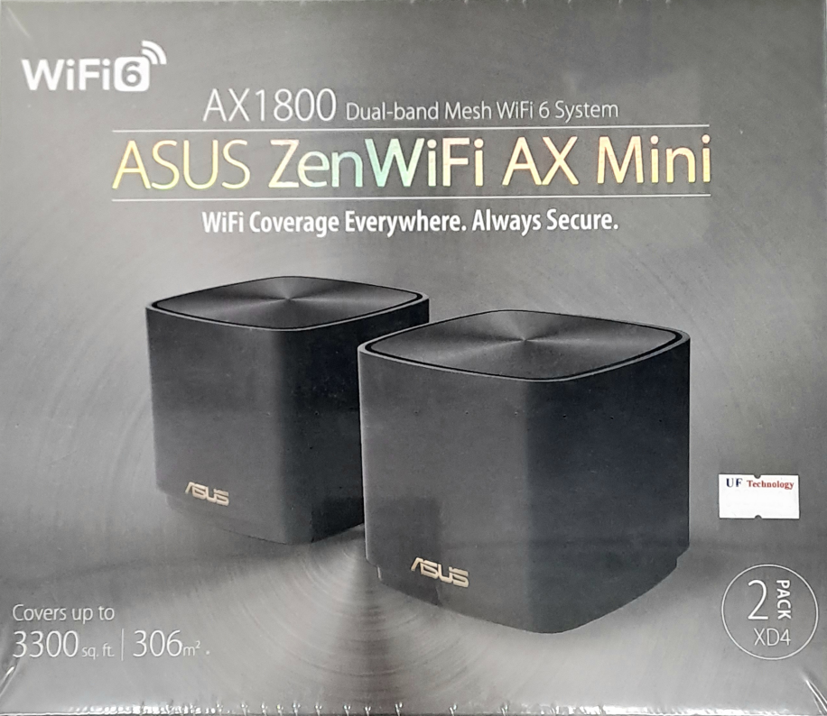 ASUS ZenWiFi AX1800 Mini (XD4) Black (2-pk)