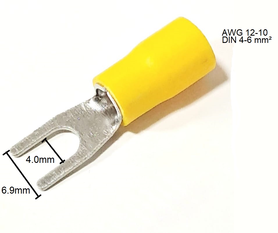 SV5.5-4S Insulated Spade Terminals