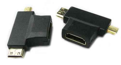 HDMI Jack to Mini HDMI & Micro HDMI Plug