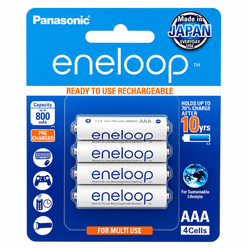 Panasonic Eneloop AAA-800/4’s Rechargeable-Battery