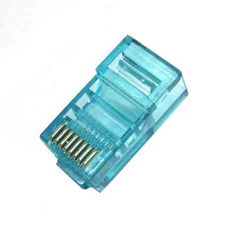 8P8C Cat 5E Blue Modular Plug (30pcs/pkt)
