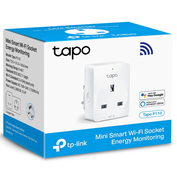 TP Link Mini Smart Wi-Fi Socket, Energy Monitoring