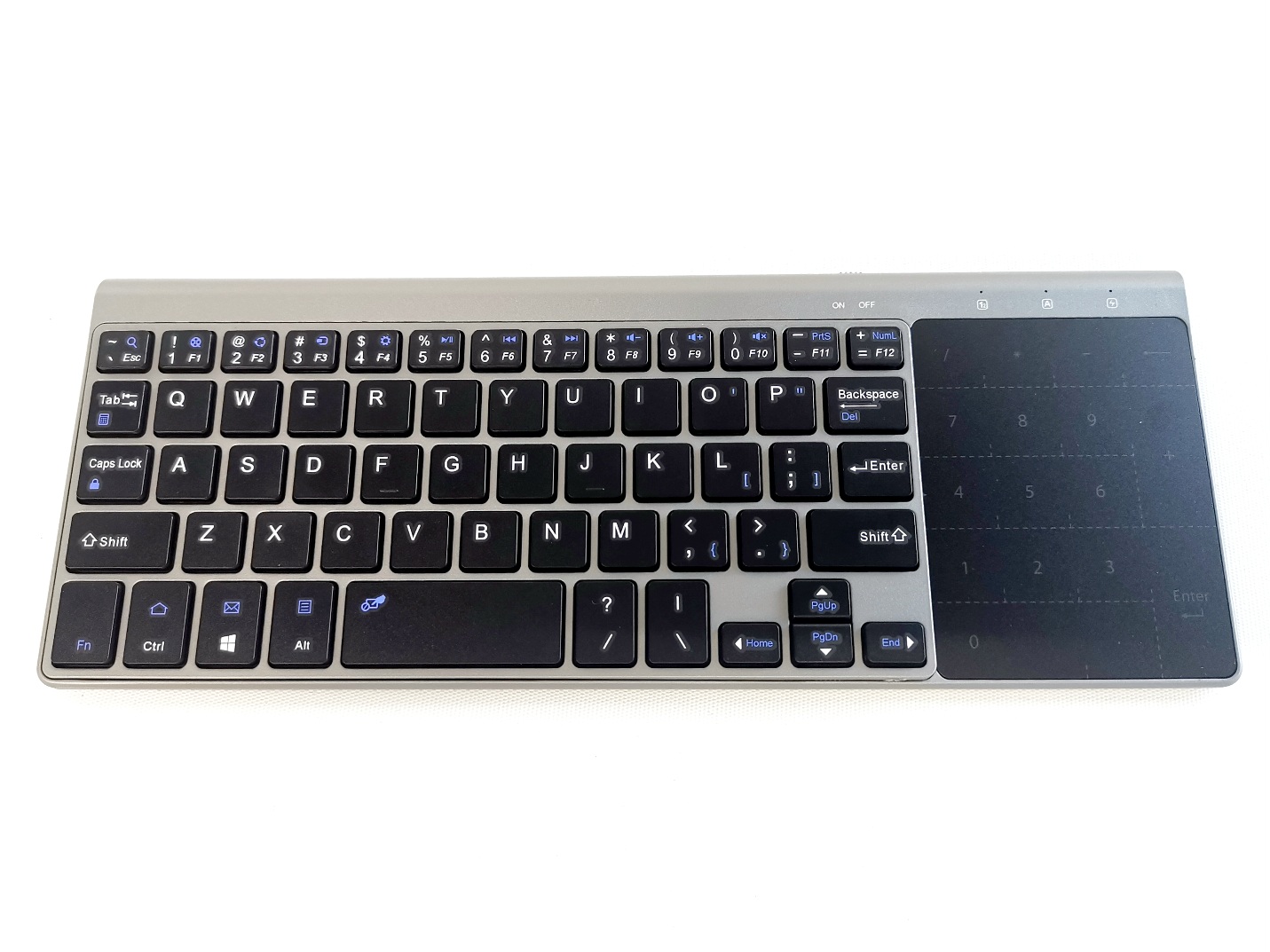 2.4G Wireless Mini Keyboard with Numeric Touchpad