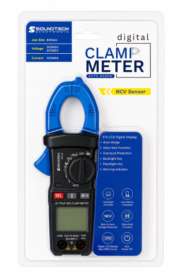 Soundtech Digital Clamp Meter