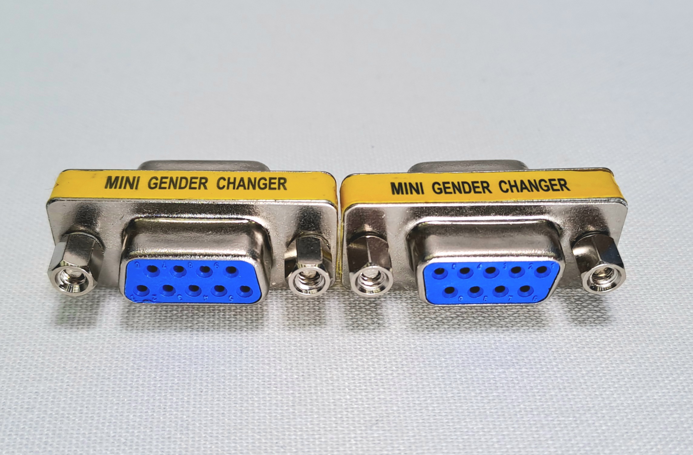 D-Sub Gender Changer 9 Pin Double Jack