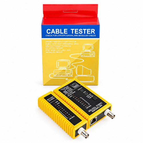 RJ45+RJ11+BNC Cable Tester