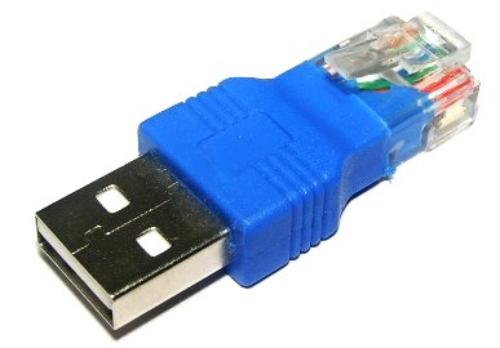 USB A Plug To RJ45 Plug