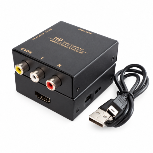 HDMI to AV(RCA) Converter Metal Type