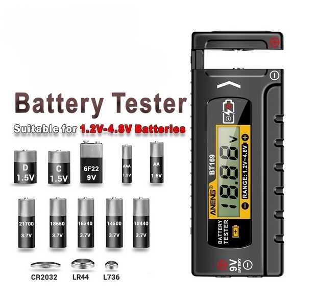 BT169 Digital Battery Tester