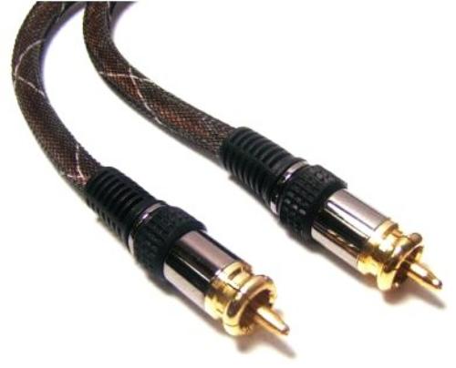 RCA Plug to RCA Plug (Brown) 1.5m
