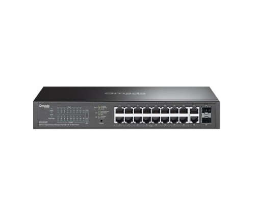 TP Link Omada 20-Port Gigabit Easy Managed Switch with 16-Port PoE+