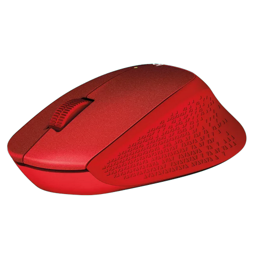 Logitech M331 Silent Plus Wireless Mouse Red 