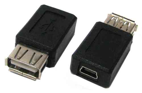 USB AF to USB Mini 5P F Adaptor