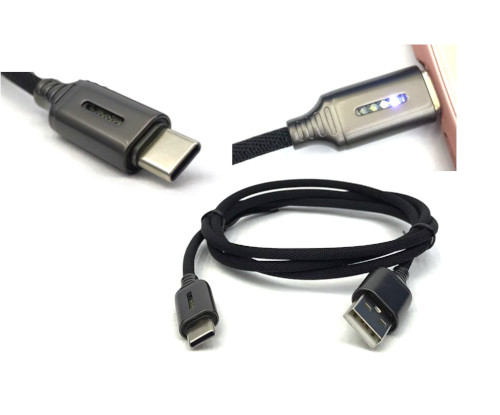 USB to Type C LED Data & Charging Cable 1m