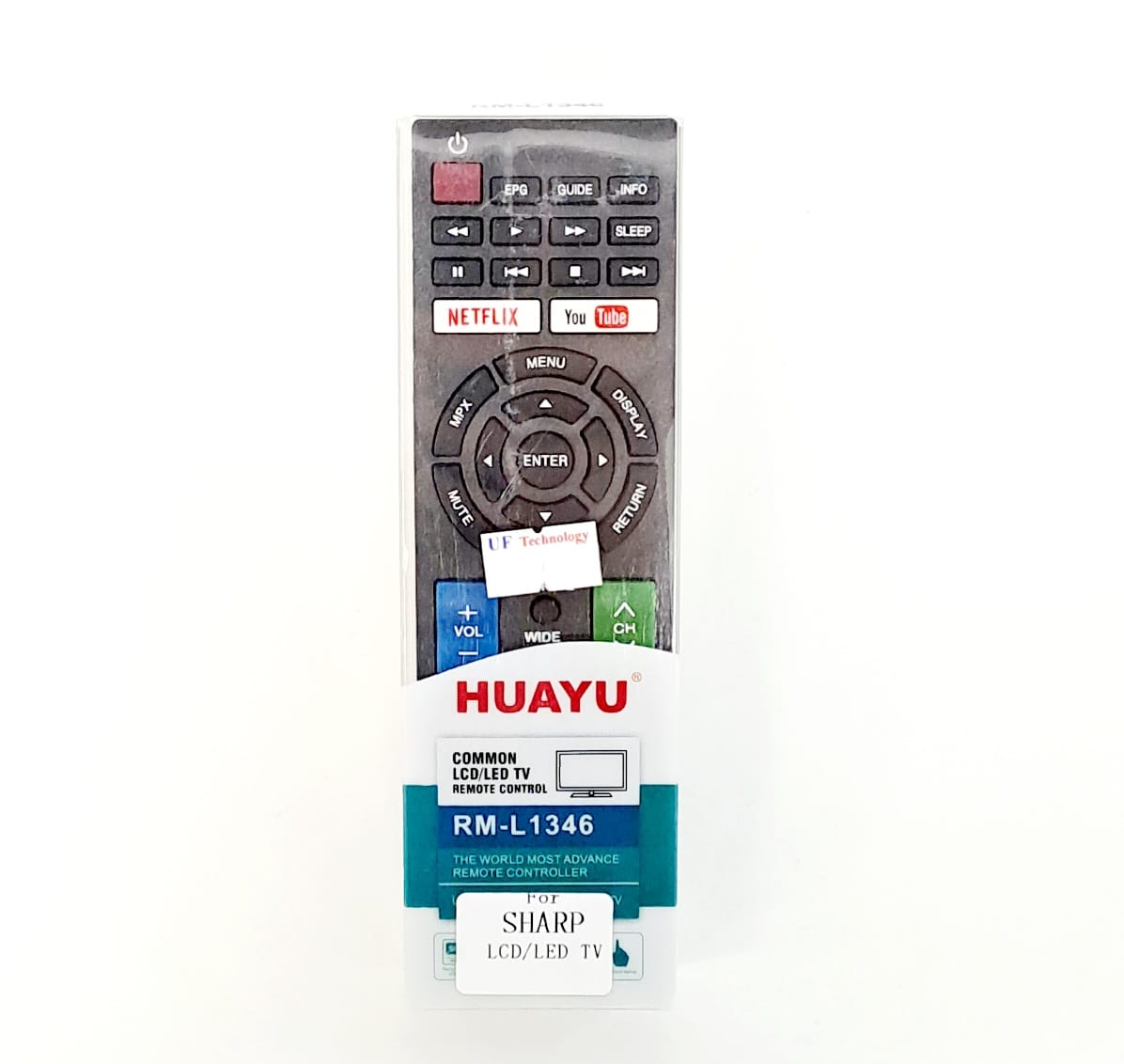 HUAYU Remote Control for Sharp LCD/LED TV 