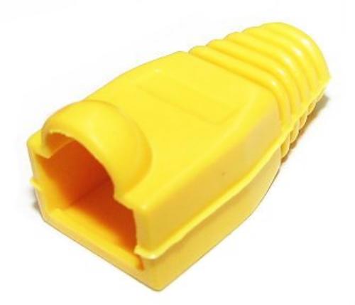 RJ45 Cable Boot Yellow