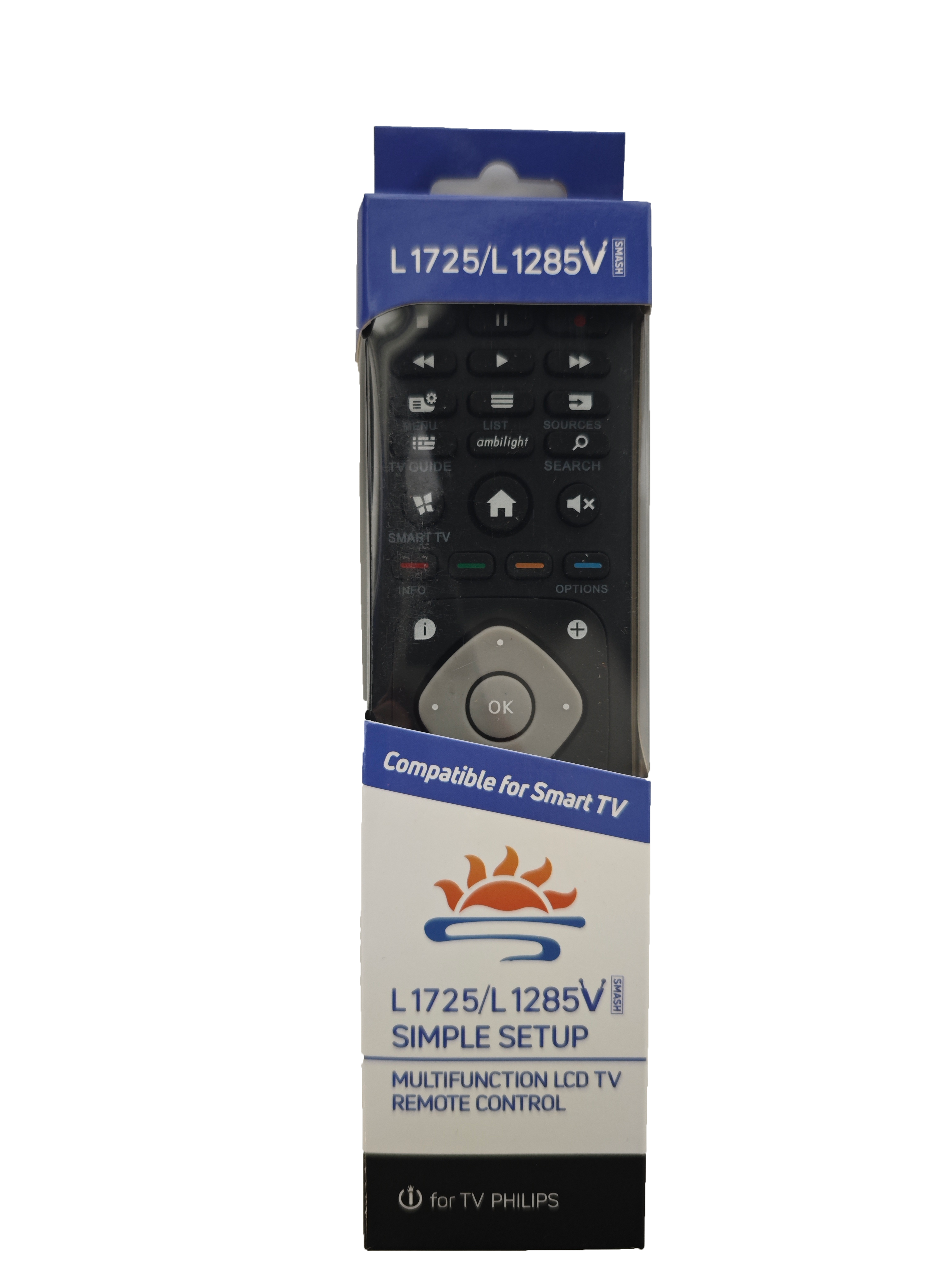 Systo Sun L1725/L1285V Universal Remote Control For Philips TVs