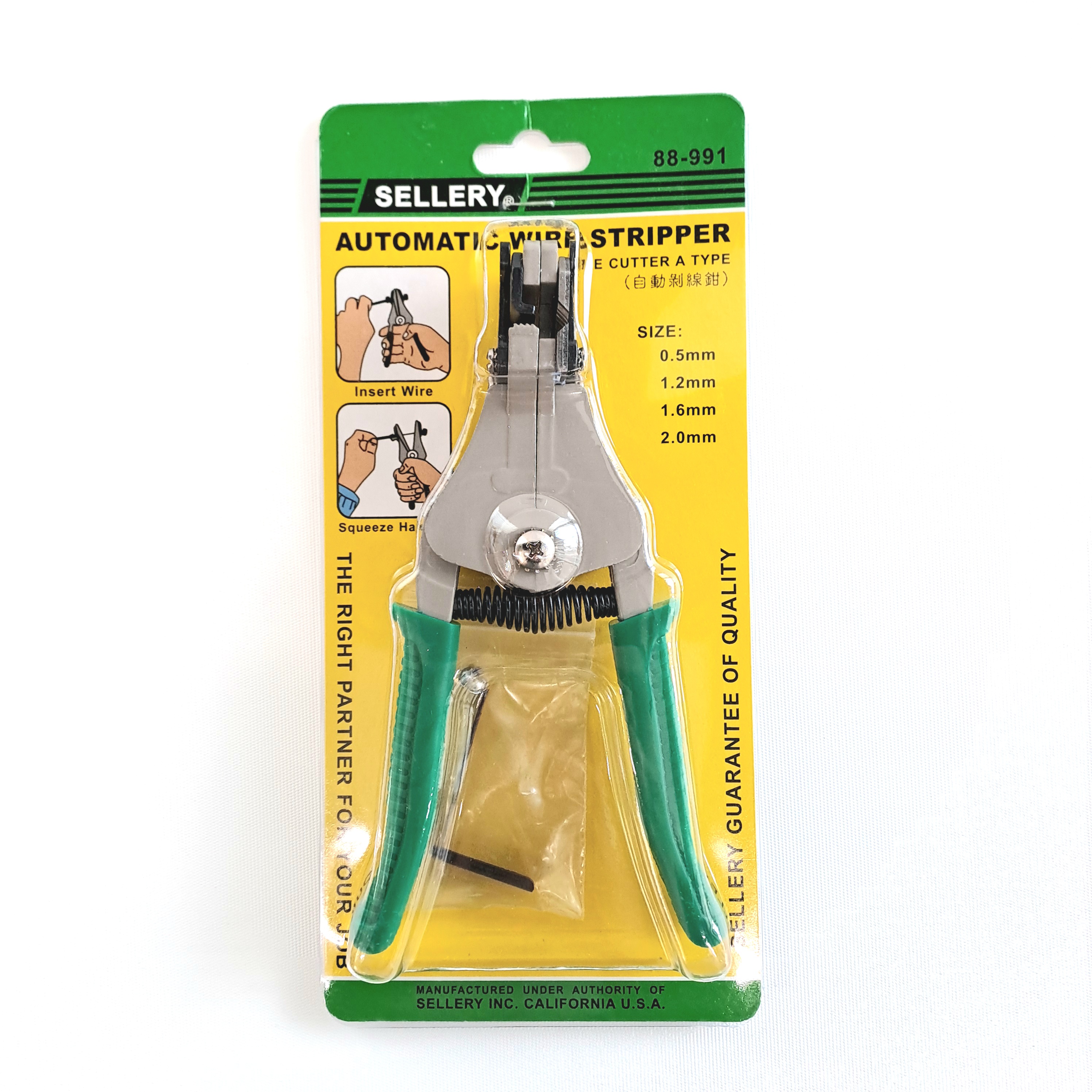 Sellery 88-991 Automatic Wire Stripper (0.5/1.2/1.6/ 2mm) A Type