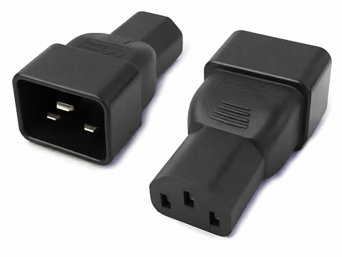 C20 Plug to C13 Jack Adaptor