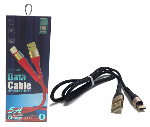 5A USB AM to Type C Data & Charging nylon cable 1m 