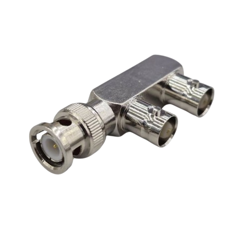 BNC Plug To Double Jack F-Shaped