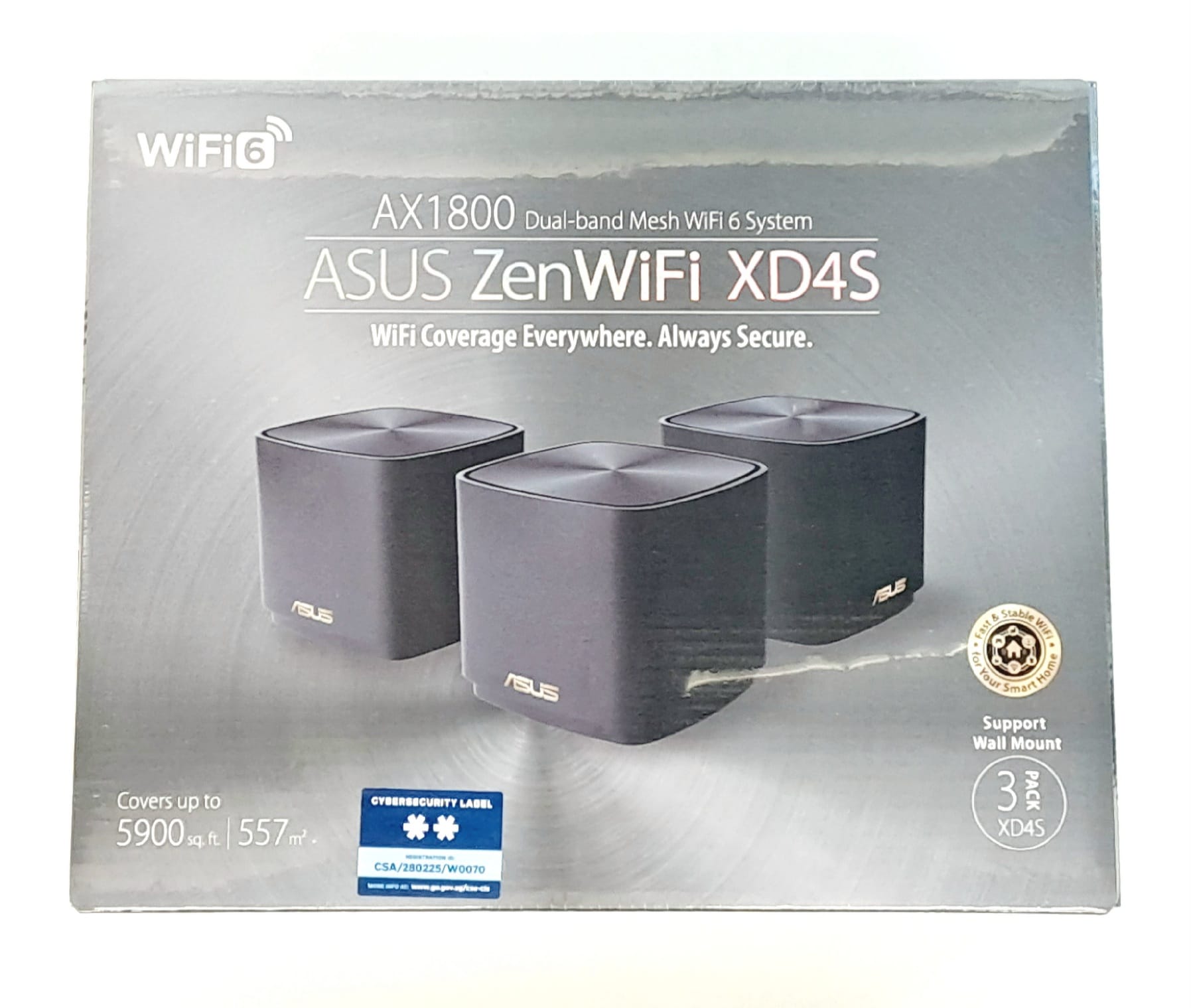 ASUS ZenWiFi XD4S AX1800 Dual-band Mesh WiFi 6 System (3-pk)