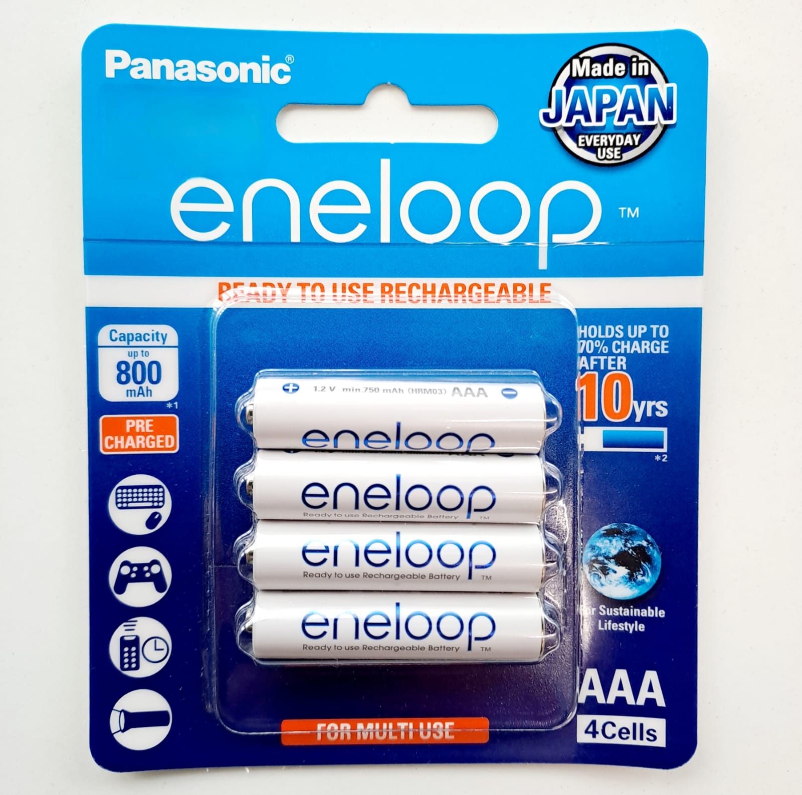 Panasonic Eneloop AAA-800/4’s Rechargeable-Battery