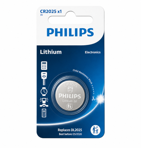 Philips Lithium Minicell 3V Battery
