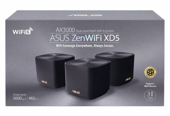 ASUS ZenWiFi AX3000 Dual-band Mesh WiFi 6 System (3-pk)