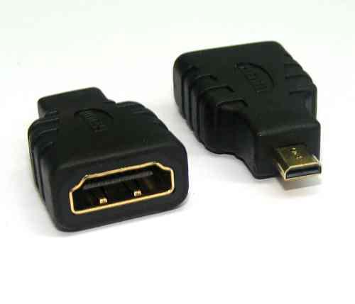 HDMI type D Plug to A Jack (Micro HDMI Male to HDMI Female) Adaptor 
