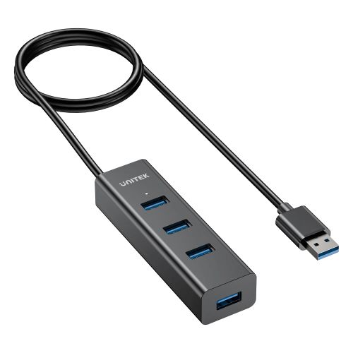 Unitek 4-in-1 USB-A 5Gbps Hub + USB-C 5V Power 1.2M
