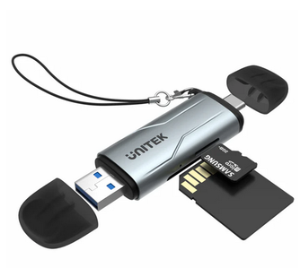 Unitek 2-in-1 USB-C and USB 3.0 Card Reader