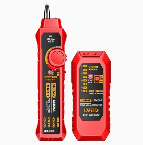 M469A RJ45/11 Cable Tracker & Tester
