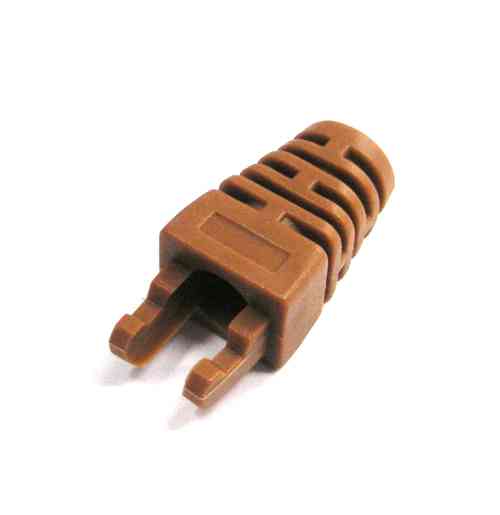 RJ45 Cable Boot Insert Type Brown